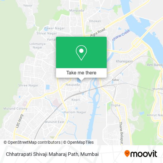 Chhatrapati Shivaji Maharaj Path map