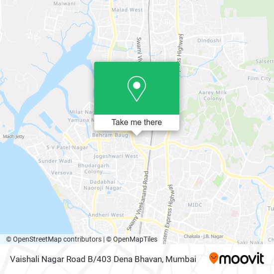 Vaishali Nagar Road B / 403 Dena Bhavan map