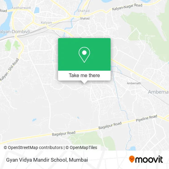 Gyan Vidya Mandir School map
