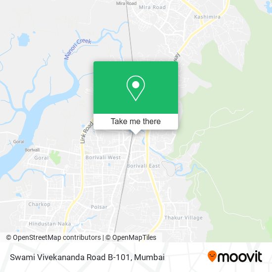 Swami Vivekananda Road B-101 map