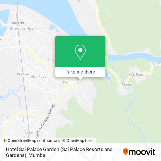 Hotel Sai Palace Garden (Sai Palace Resorts and Gardens) map
