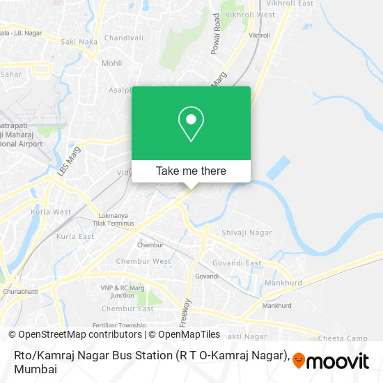 Rto / Kamraj Nagar Bus Station (R T O-Kamraj Nagar) map