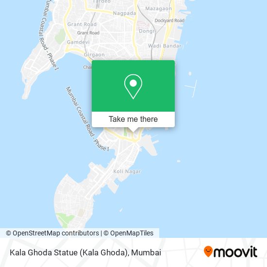 Kala Ghoda Statue map