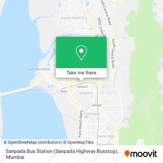 Sanpada Bus Station (Sanpada Highway Busstop) map