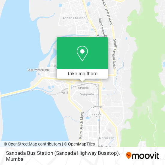 Sanpada Bus Station (Sanpada Highway Busstop) map