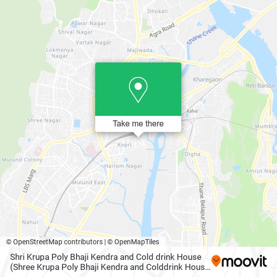 Shri Krupa Poly Bhaji Kendra and Cold drink House map