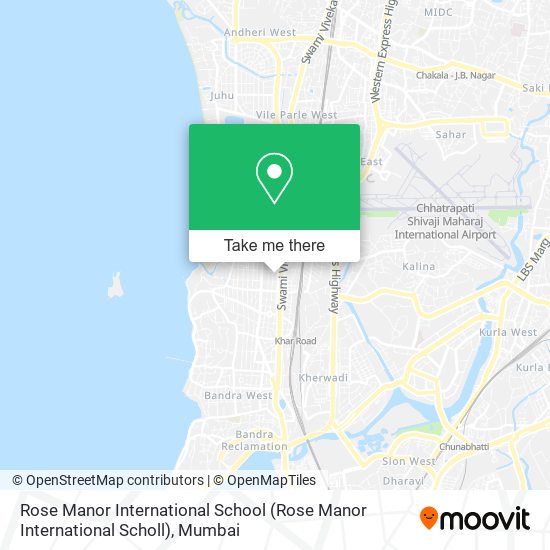 Rose Manor International School map