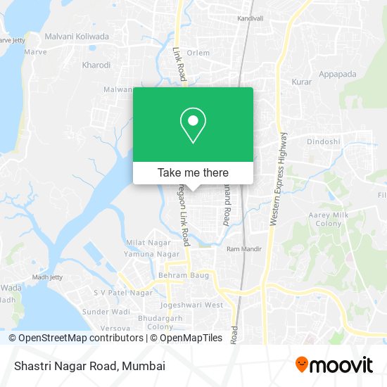 Shastri Nagar Road map