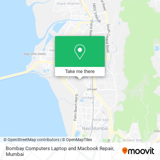 Bombay Computers Laptop and Macbook Repair map