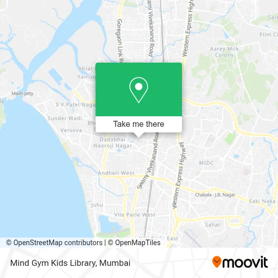 Mind Gym Kids Library map