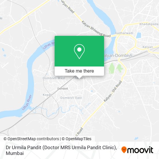 Dr Urmila Pandit (Doctor MRS Urmila Pandit Clinic) map