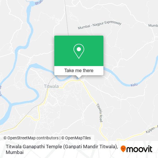 Titwala Ganapathi Temple (Ganpati Mandir Titwala) map