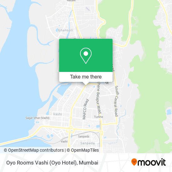 Oyo Rooms Vashi (Oyo Hotel) map