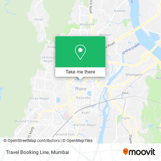 Travel Booking Line map