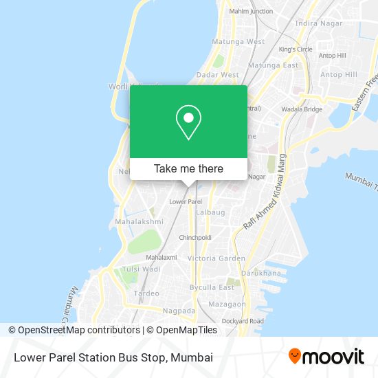 Lower Parel Station Bus Stop map