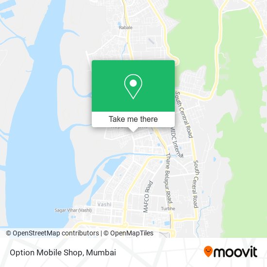 Option Mobile Shop map