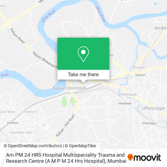 Am PM 24 HRS Hospital Multispeciality Trauma and Research Centre (A M P M 24 Hrs Hospital) map