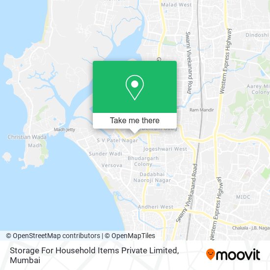 Storage For Household Items Private Limited map