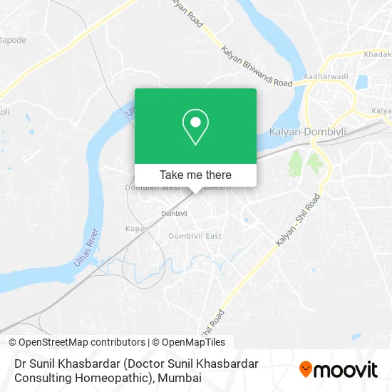 Dr Sunil Khasbardar (Doctor Sunil Khasbardar Consulting Homeopathic) map