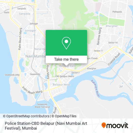 Police Station-CBD Belapur (Navi Mumbai Art Festival) map