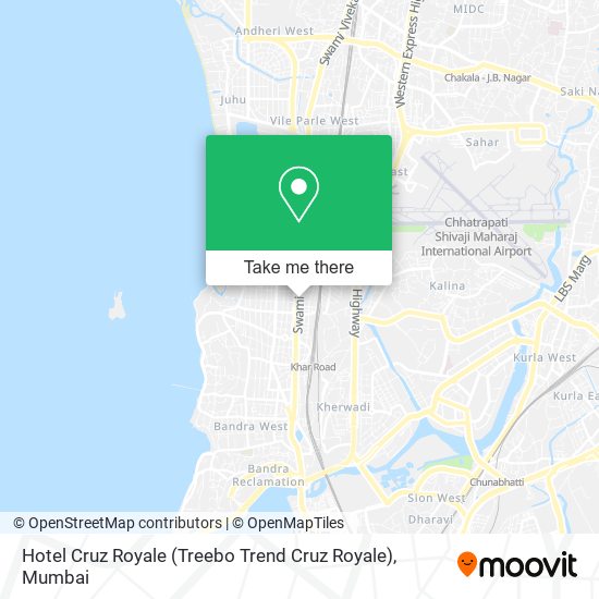 Hotel Cruz Royale (Treebo Trend Cruz Royale) map