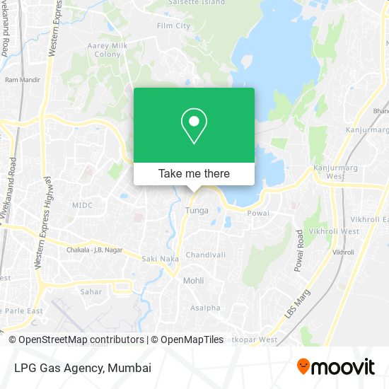 LPG Gas Agency map