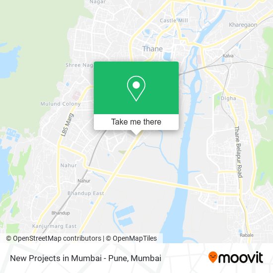 New Projects in Mumbai - Pune map