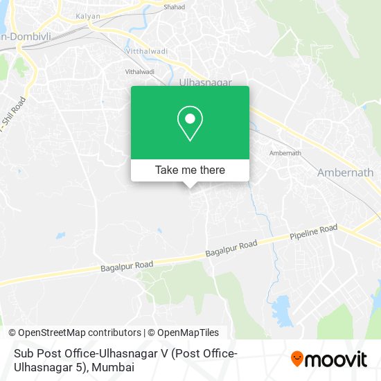Sub Post Office-Ulhasnagar V (Post Office-Ulhasnagar 5) map