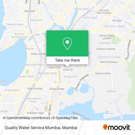 Quality Water Service Mumbai map