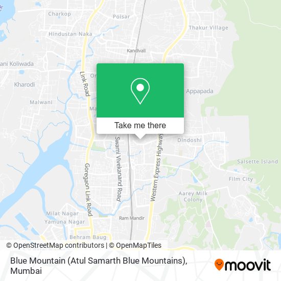 Blue Mountain (Atul Samarth Blue Mountains) map