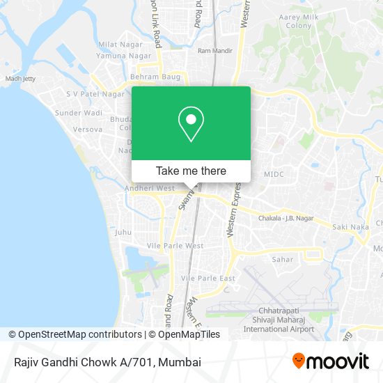 Rajiv Gandhi Chowk A/701 map