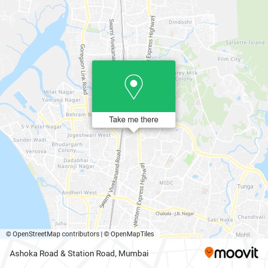 Ashoka Road & Station Road map