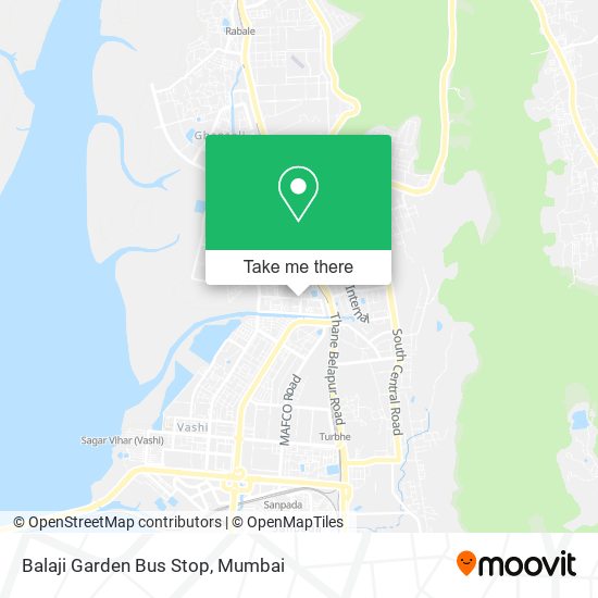 Balaji Garden Bus Stop map