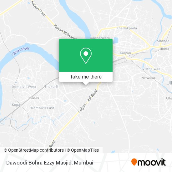 Dawoodi Bohra Ezzy Masjid map