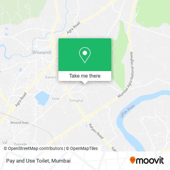 Pay and Use Toilet map