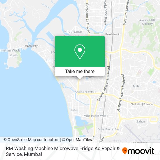 RM Washing Machine Microwave Fridge Ac Repair & Service map