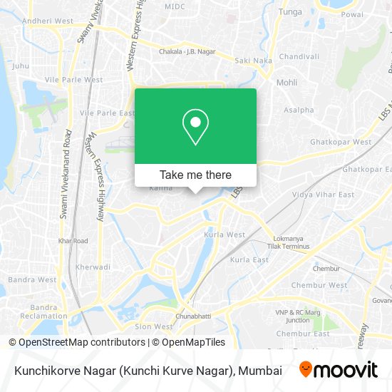 Kunchikorve Nagar (Kunchi Kurve Nagar) map