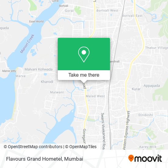 Flavours Grand Hometel map