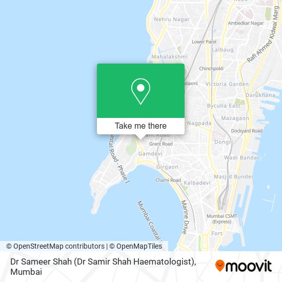 Dr Sameer Shah (Dr Samir Shah Haematologist) map