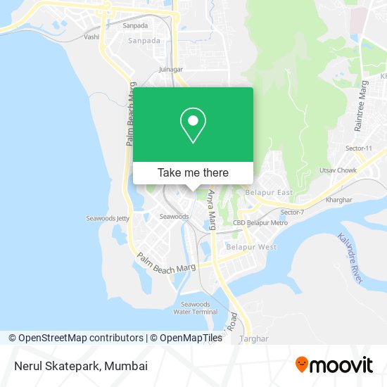 Nerul Skatepark map