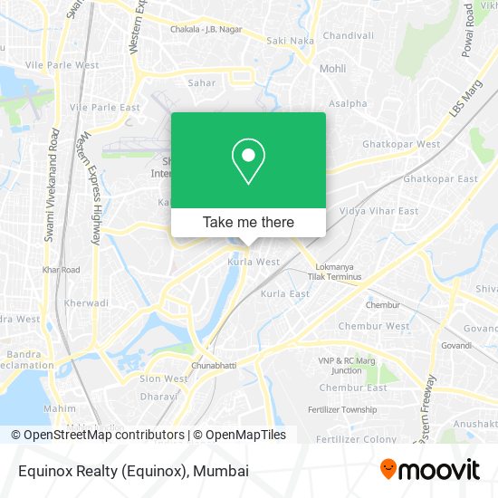 Equinox Realty map