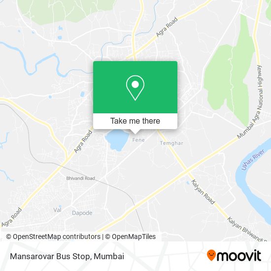 Mansarovar Bus Stop map