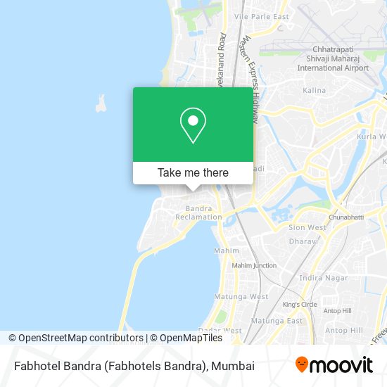 Fabhotel Bandra (Fabhotels Bandra) map