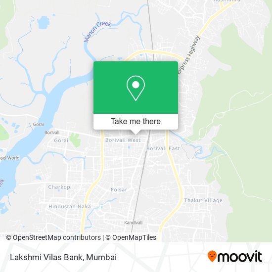 Lakshmi Vilas Bank map