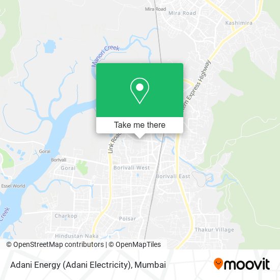 Adani Energy (Adani Electricity) map