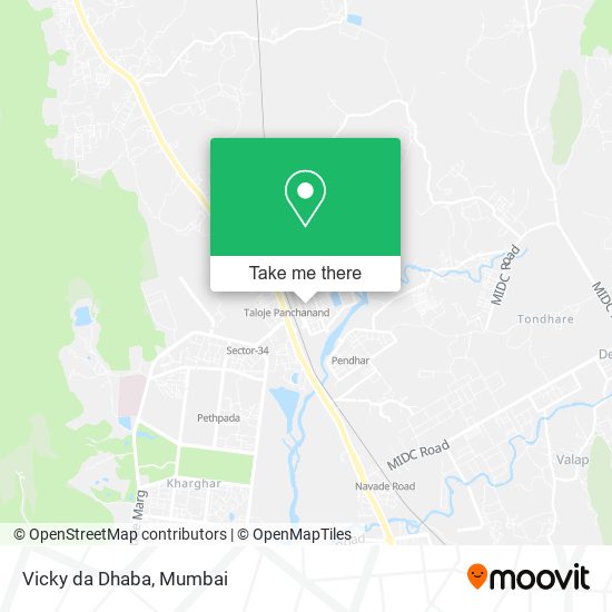 Vicky da Dhaba map