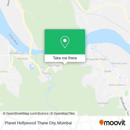 Planet Hollywood Thane City map