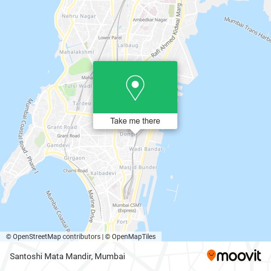 Santoshi Mata Mandir map