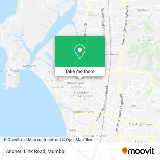 Andheri Link Road map