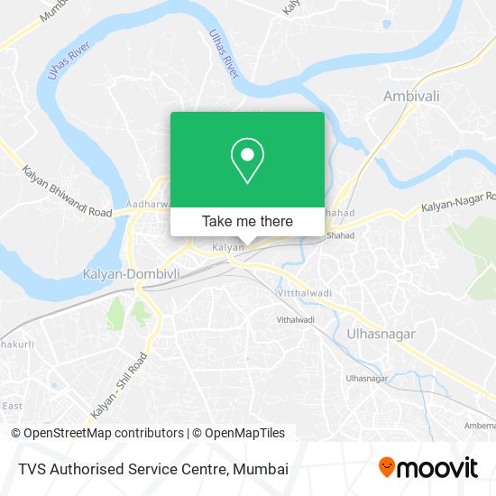 TVS Authorised Service Centre map